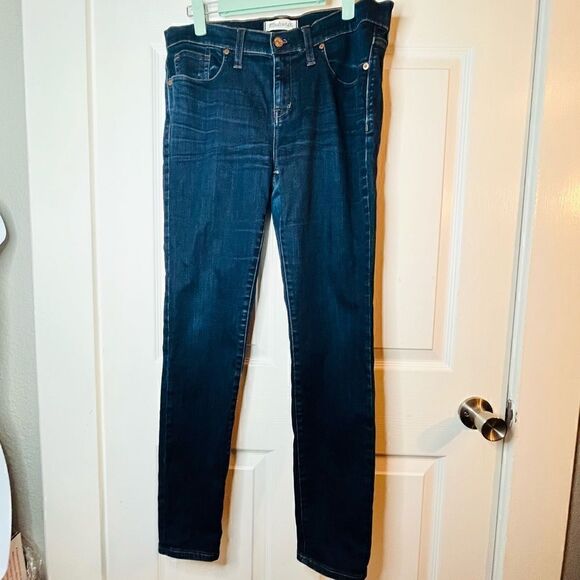 Madewell Low-rise Skinny Skinny Blue Jeans 6 - Picture 3 of 10
